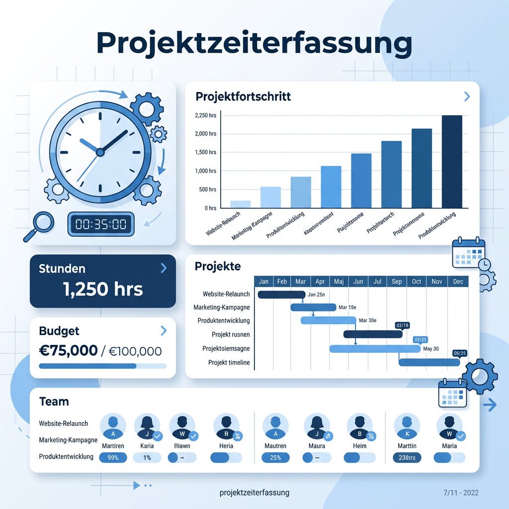 projektzeiterfassung infografik