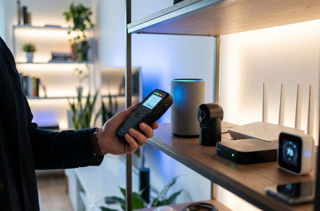Elektrosmog im Smart Home messen: Was Funk-Geräte senden und was die Werte bedeuten
